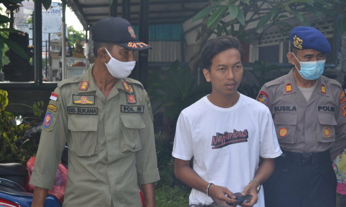 TIM SATGAS COVID-19 KABUPATEN KLUNGKUNG JARING 28 PELANGGAR PROKES YANG “MEBOYA”